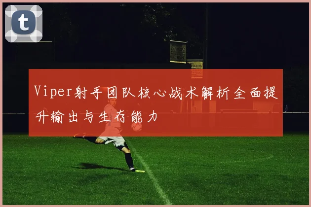 Viper射手团队核心战术解析全面提升输出与生存能力
